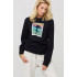 Свитшот женский oversize /no flis/