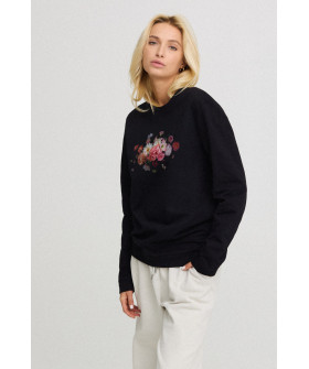 Свитшот женский oversize /no flis/ 