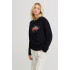 Свитшот женский oversize /no flis/