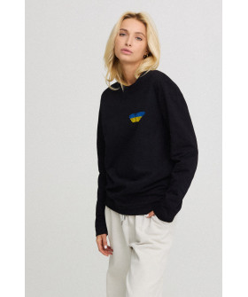 Свитшот женский oversize /no flis/ 