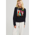 Свитшот женский oversize /no flis/