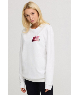 Свитшот женский oversize /no flis/ 