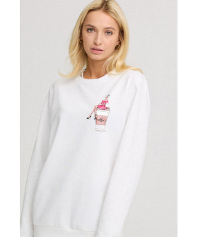 Свитшот женский oversize /no flis/ 
