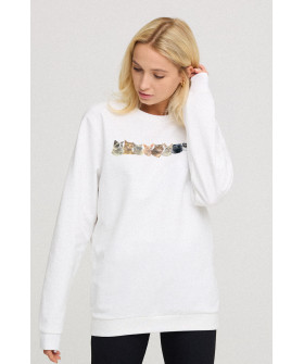 Свитшот женский oversize /no flis/ 