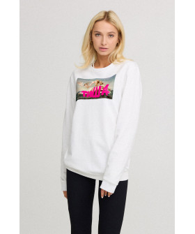 Свитшот женский oversize /no flis/ 