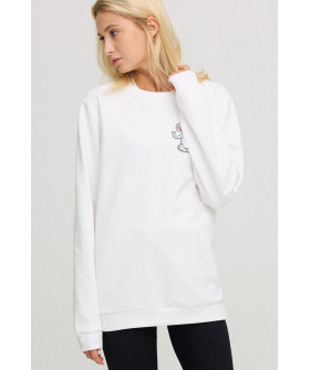 Свитшот женский oversize /no flis/ 