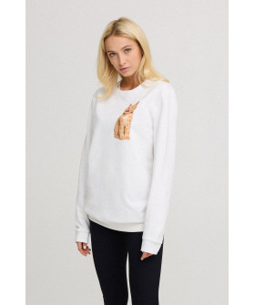 Свитшот женский oversize /no flis/ 