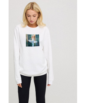 Свитшот женский oversize /no flis/ 
