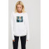 Свитшот женский oversize /no flis/