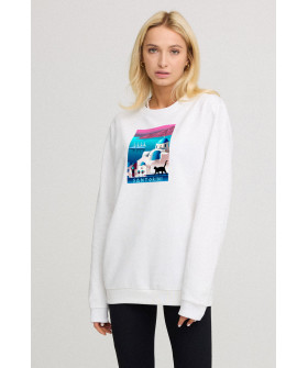 Свитшот женский oversize /no flis/ 