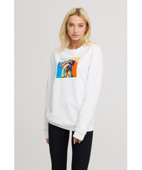 Свитшот женский oversize /no flis/ 