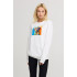 Світшот жіночий oversize /no flis/
