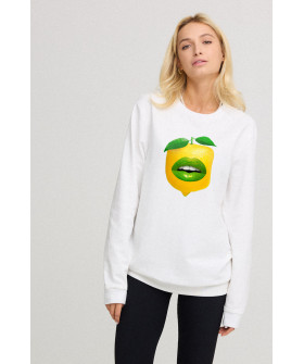 Свитшот женский oversize /no flis/ 