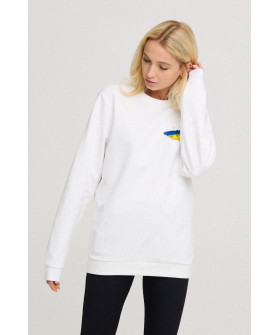 Свитшот женский oversize /no flis/ 