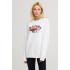 Свитшот женский oversize /no flis/