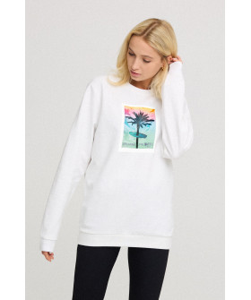 Свитшот женский oversize /no flis/ 