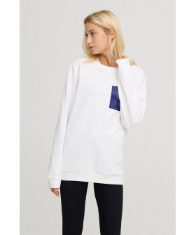 Свитшот женский oversize /no flis/ 