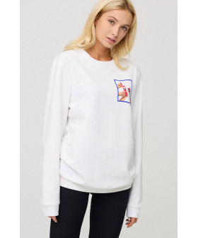 Свитшот женский oversize /no flis/ 