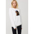 Свитшот женский oversize /no flis/