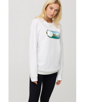 Свитшот женский oversize /no flis/ 