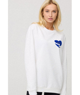 Свитшот женский oversize /no flis/ 