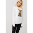 Свитшот женский oversize /no flis/ 