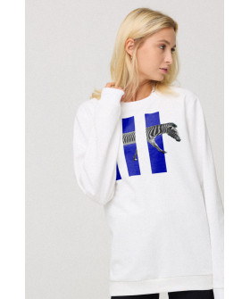 Свитшот женский oversize /no flis/ 
