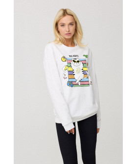 Свитшот женский oversize /no flis/ 