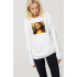 Свитшот женский oversize /no flis/