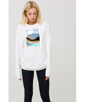 Свитшот женский oversize /no flis/ 