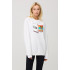 Свитшот женский oversize /no flis/