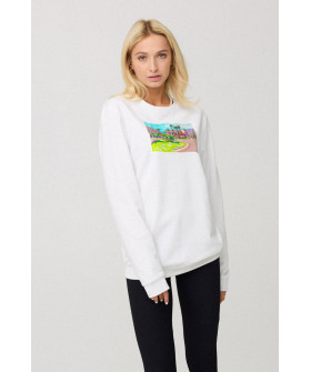 Свитшот женский oversize /no flis/ 