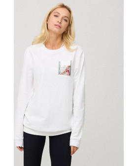 Свитшот женский oversize /no flis/ 