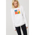 Свитшот женский oversize /no flis/