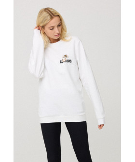 Свитшот женский oversize /no flis/ 
