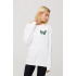 Свитшот женский oversize /no flis/