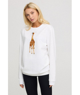 Свитшот женский oversize /no flis/ 