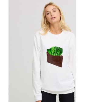 Свитшот женский oversize /no flis/ 