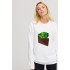 Свитшот женский oversize /no flis/