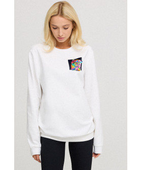 Свитшот женский oversize /no flis/ 