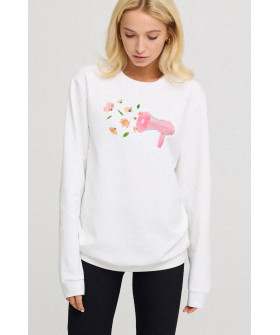 Свитшот женский oversize /no flis/ 