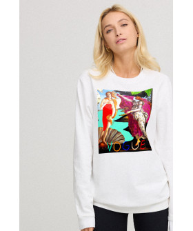 Свитшот женский oversize /no flis/ 
