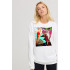 Свитшот женский oversize /no flis/