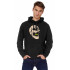 Hoodie for men YAPPI black patriotic with fleece