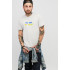Men's T-shirt gray YAPPI
