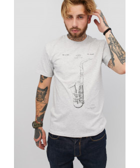 Men's T-shirt gray YAPPI
