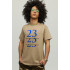 Men's khaki T-shirt with YAPPI print
