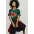 Men's green T-shirt with YAPPI print