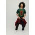 Men's green T-shirt with YAPPI print