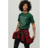 Men's green T-shirt with YAPPI print